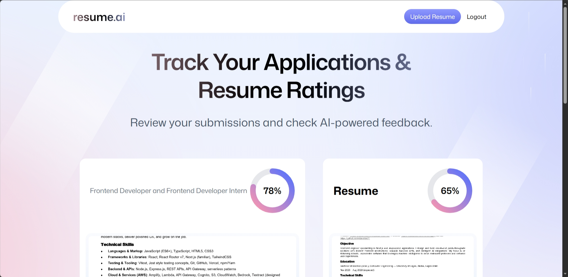 AI Resume Analyzer